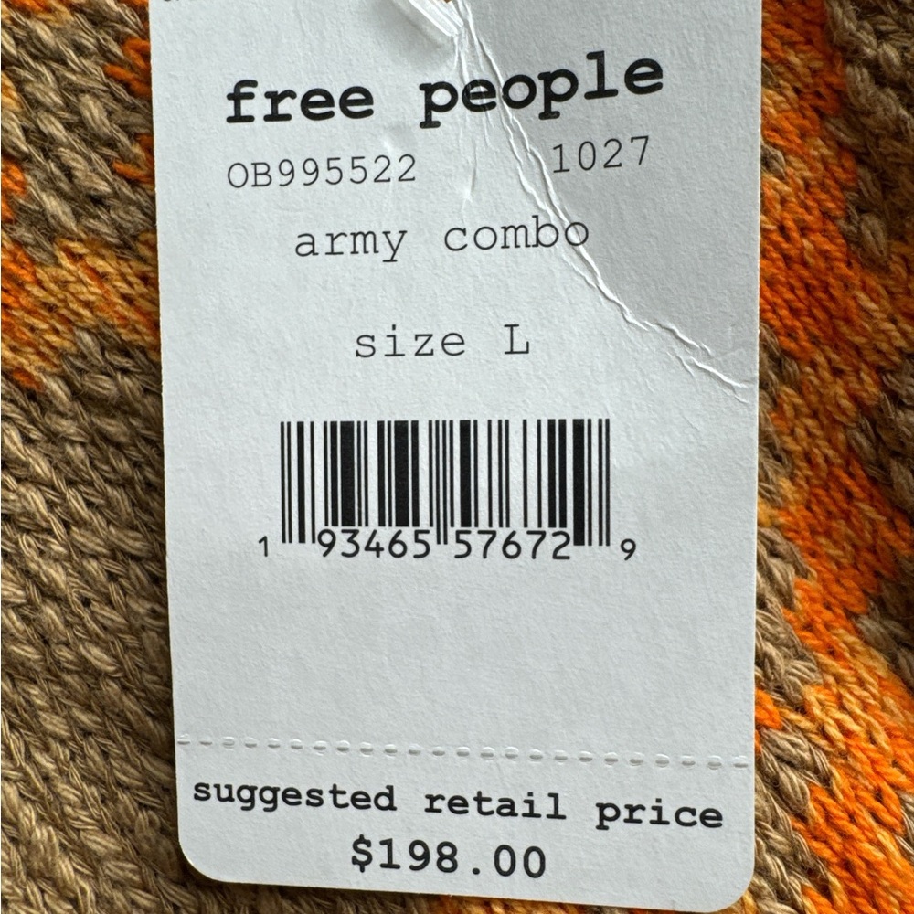 FREE PEOPLE Reno Knit Jacket, Size L. - Picture 10 of 13